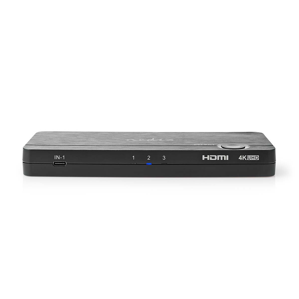 Conmutador Nedis 1x USB-C y 2x HDMI 4K 60Hz