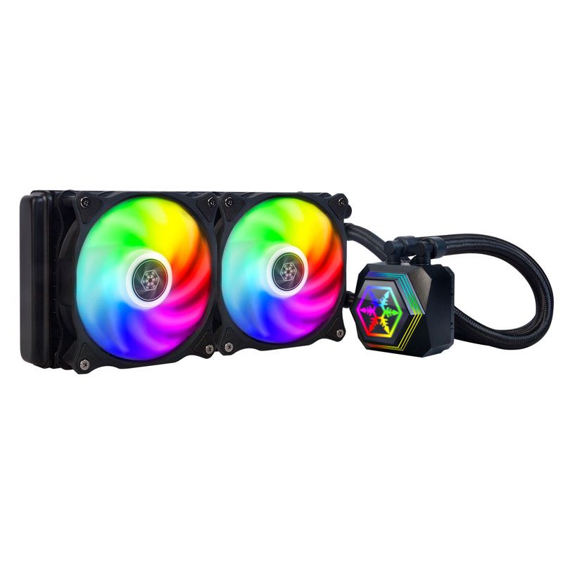 Silverstone Permafrost Pf240-argb V2, Komplett-wasserkühlung - 240 Mm