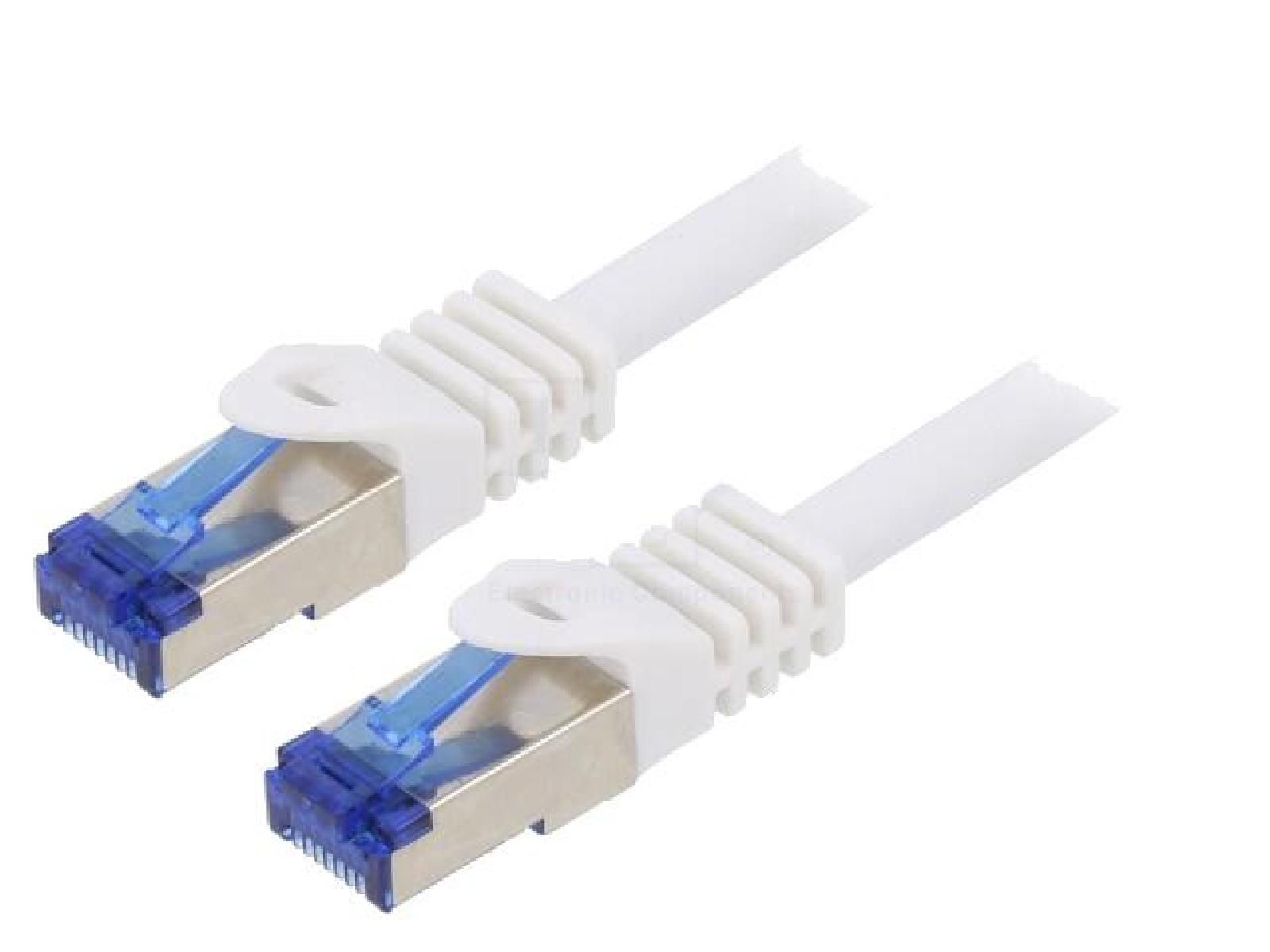 Cable reseau RJ45 Male S-FTP Cat6a - 0.5m