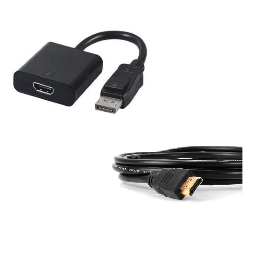 Adaptateur convertisseur Display port vers HDMI + Câble HDMI 1,5 mètre - Straße Tech ®
