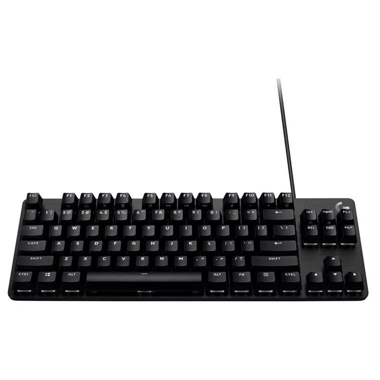 Logitech G413 TKL SE - Clavier - TKL - rétro-éclairé - USB - AZERTY - Belge - commutateur : Tactile - noir