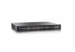 Cisco Small Business SG350-52MP - Commutateur - C3 - Géré - 48 x 10/100/1000 (PoE+) + 2 x combo Gigabit Ethernet / SFP Gigabit + 2 x Gigabit SFP - Montable sur rack - PoE+ (740 W)