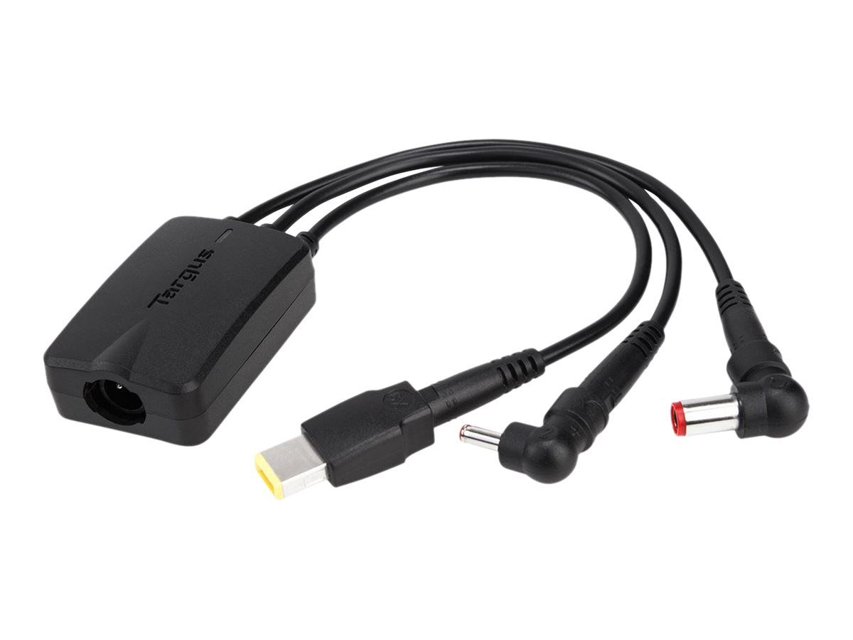 Targus 3-Way DC Charging Hydra - Adaptateur secteur - alimentation à 3 broches - noir - Europe - pour Targus Dual Video Station d'accueil, Universal USB 3.0 DV2K Docking Station with Power