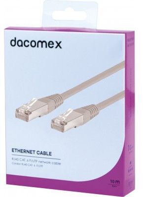 Cable de red DACOMEX Cat. 6 sin enganche, 5 m