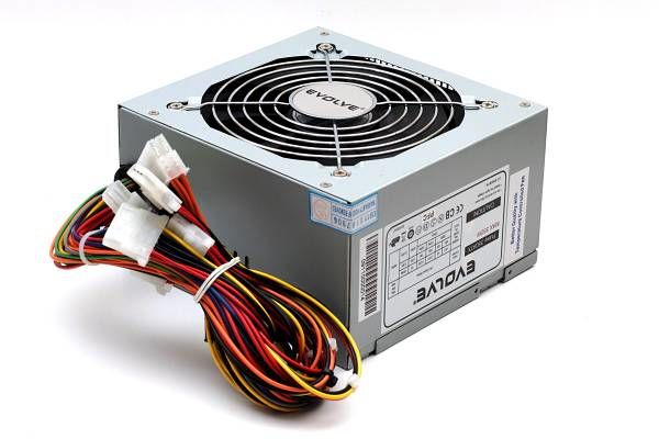 Evolveo EP350PP12B unit? d'alimentation 20+4 broches ATX ATX Acier inoxydable, Alimentation PC, Argent