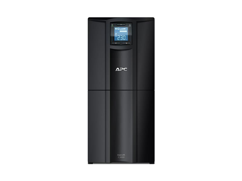APC Smart-UPS C 3000VA LCD - Onduleur - CA 230 V - 2100 watt - 3000 VA - USB - connecteurs de sortie : 7 - noir