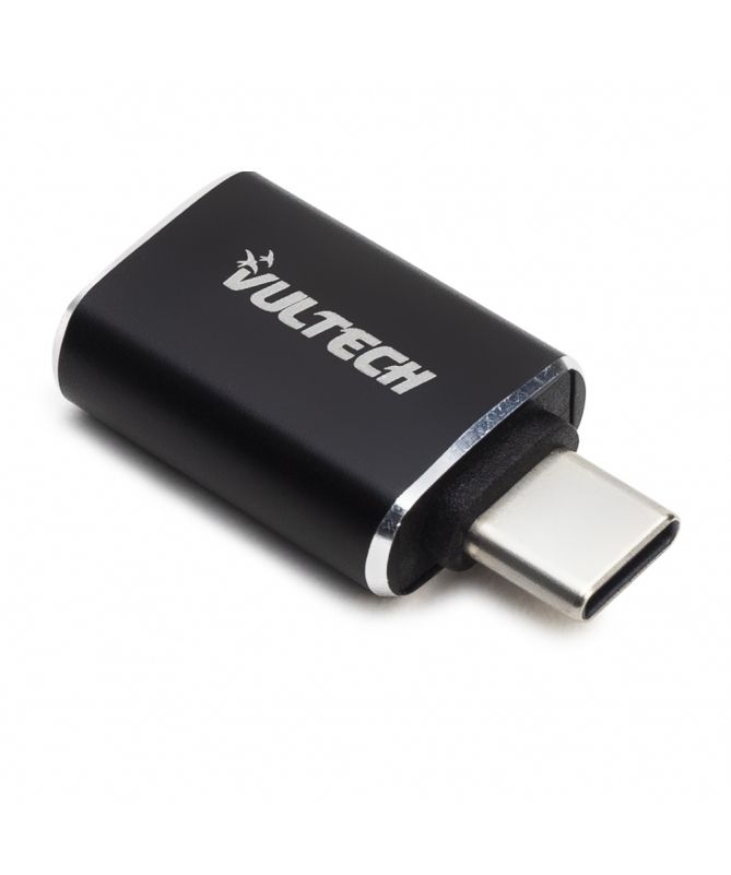 Adaptador de cable Vultech USB-C a USB-A, Negro