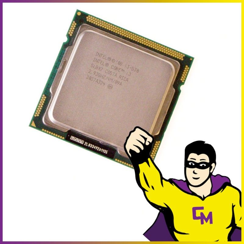 Processeur CPU Intel Core I3-530 2.93Ghz 4Mo 2.5GT/s FCLGA1156 Dual Core SLBX7
