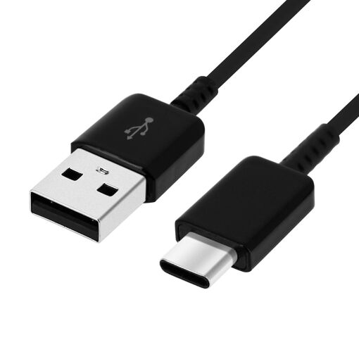 Cable USB a USB-C Original Samsung EP-DG950 - Negro - Carga y sincronización