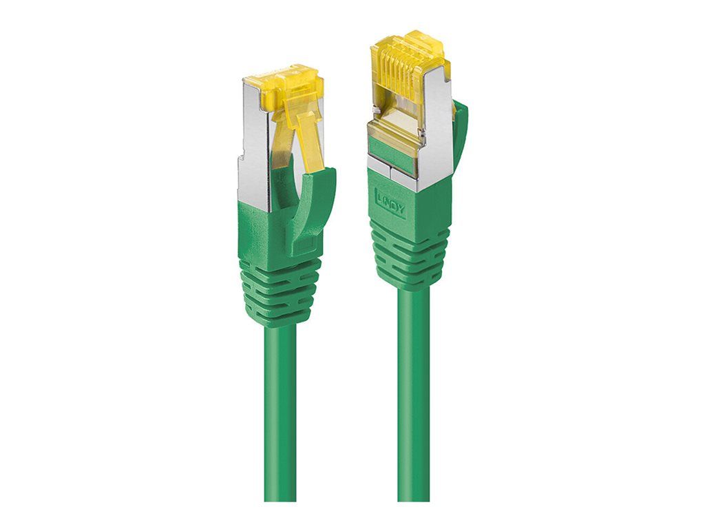 Lindy - Cordon de raccordement - RJ-45 (M) pour RJ-45 (M) - 2 m - 6.5 mm - S/FTP - CAT 7 - sans halogène, sans crochet - vert