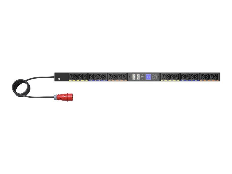 Eaton G4 - Unité de distribution secteur (rack-montable) - 16 A, entrée mesurée - CA 240/415 V - 11 kW - triphasé - Ethernet 10/100/1000, serial - entrée : IEC 60309 16A - connecteurs de sortie :...