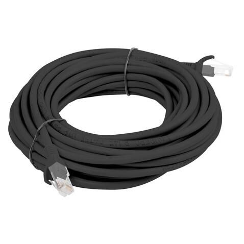 Lanberg PCU5-10CC-0500-BK câble de réseau Noir 5 m Cat5e U/UTP (UTP)