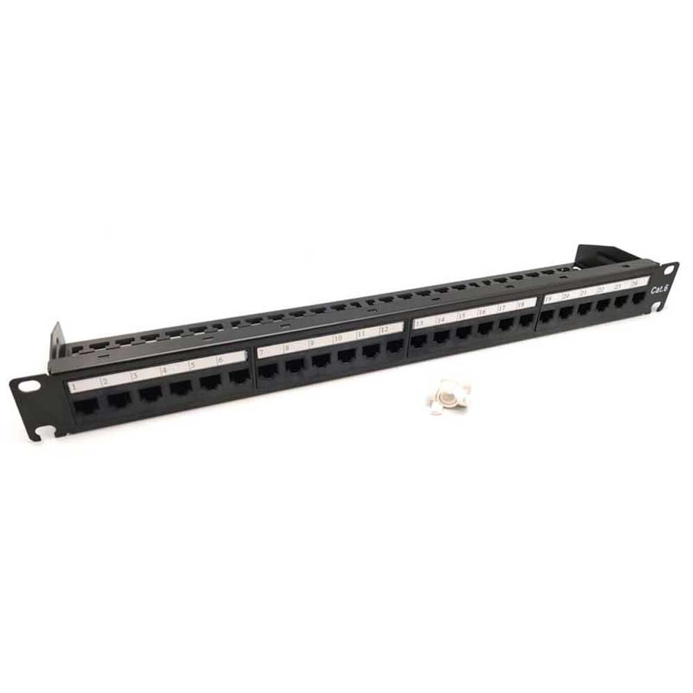 euroconnex panneau de raccordement 0023 utp cat6 1u 19 24p