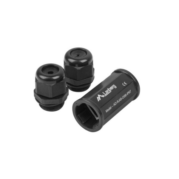 lanberg rj cat 6 ftp ip67 45 adaptateur