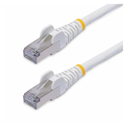 Câble Ethernet StarTech blanc de 15 m CAT8 sans accroche, 25 G/40 G, S/FTP - RJ-45 (M) vers RJ-45 (M)