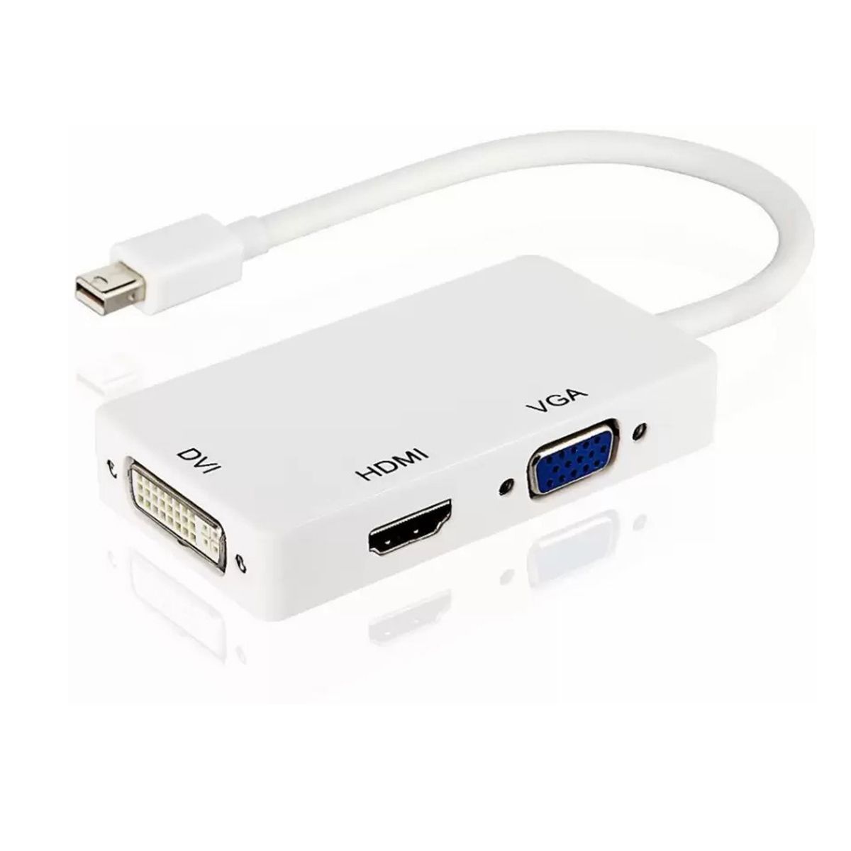 Câble Adaptateur convertisseur Mini Display Port vers HDMI, DVI et VGA pour Surface Pro 3 -Visiodirect-