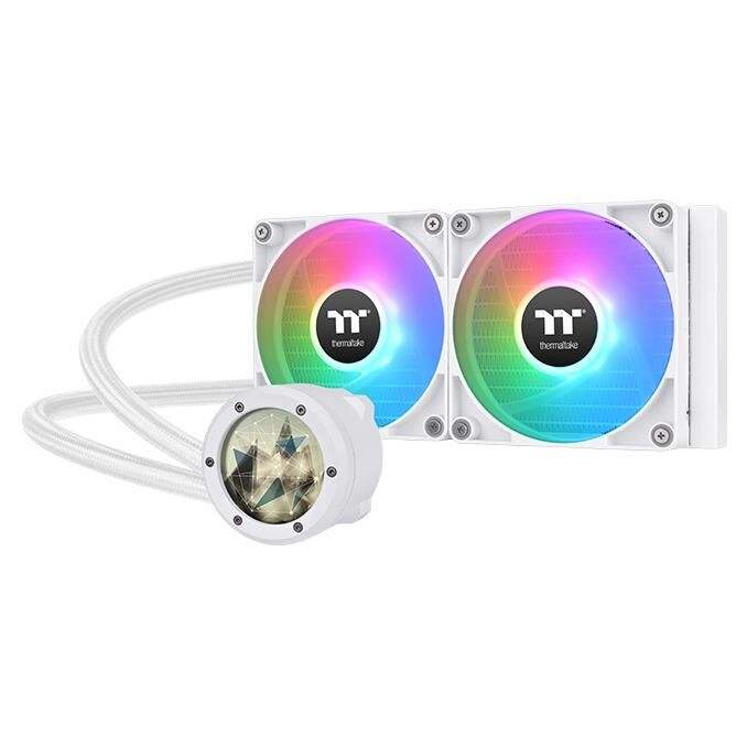 Thermaltake TH240 V2 Ultra ARGB Processeur Kit de refroidissement du liquide 12 cm Blanc