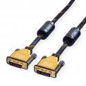 Roline Gold Câble Pour écran Dvi, M-m, (24 1) Dual Link 5,0m