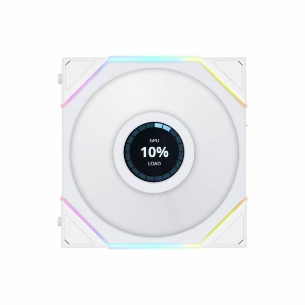 Lian Li Uni Fan TL LCD Boitier PC Ventilateur 12 cm Blanc 1 pièce(s)