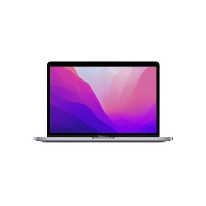 APPLE MacBook Pro Retina Touch Bar 13" Apple M2 3,5 Ghz 8 Go 256 Go SSD Gris Sidéral (2022) - Reconditionné - Etat correct