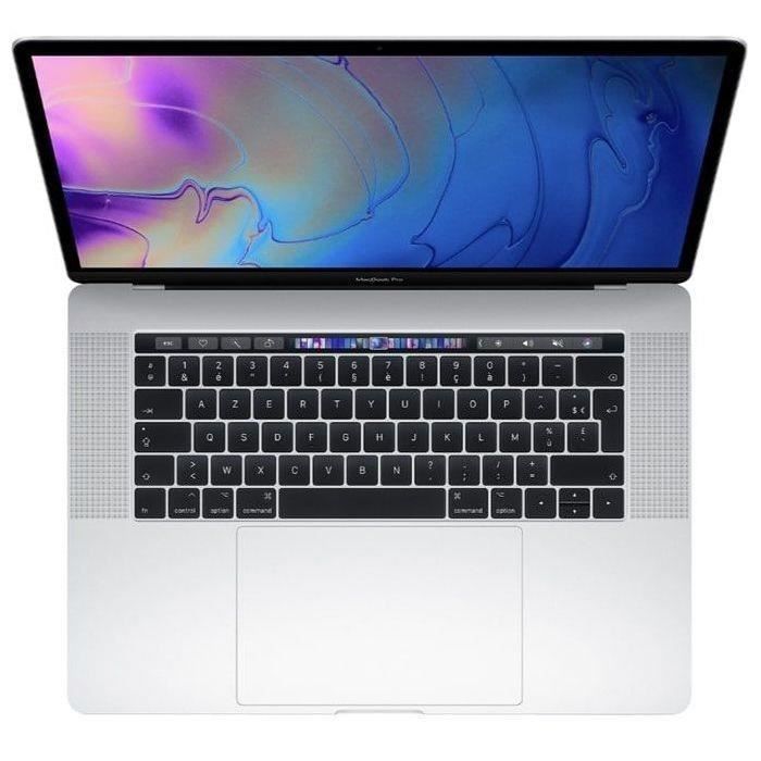 MacBook Pro Touch Bar 15" i7 2,8 Ghz 16 Go RAM 256 Go SSD Argent (2017) - Reconditionné - Excellent état