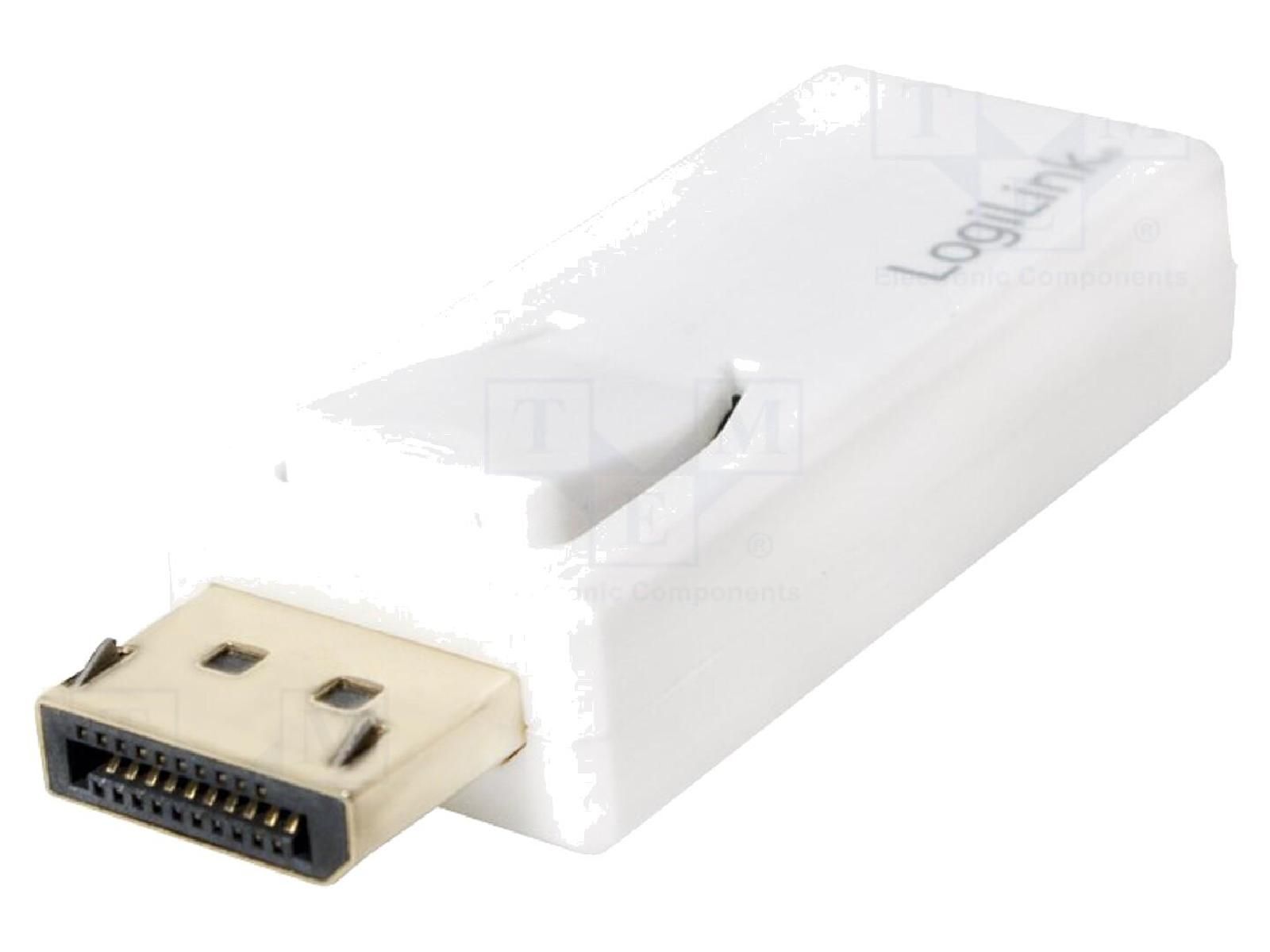 Adaptateur DisplayPort 1.2.HDCP 1.3 HDMI 1.4 - Blanc