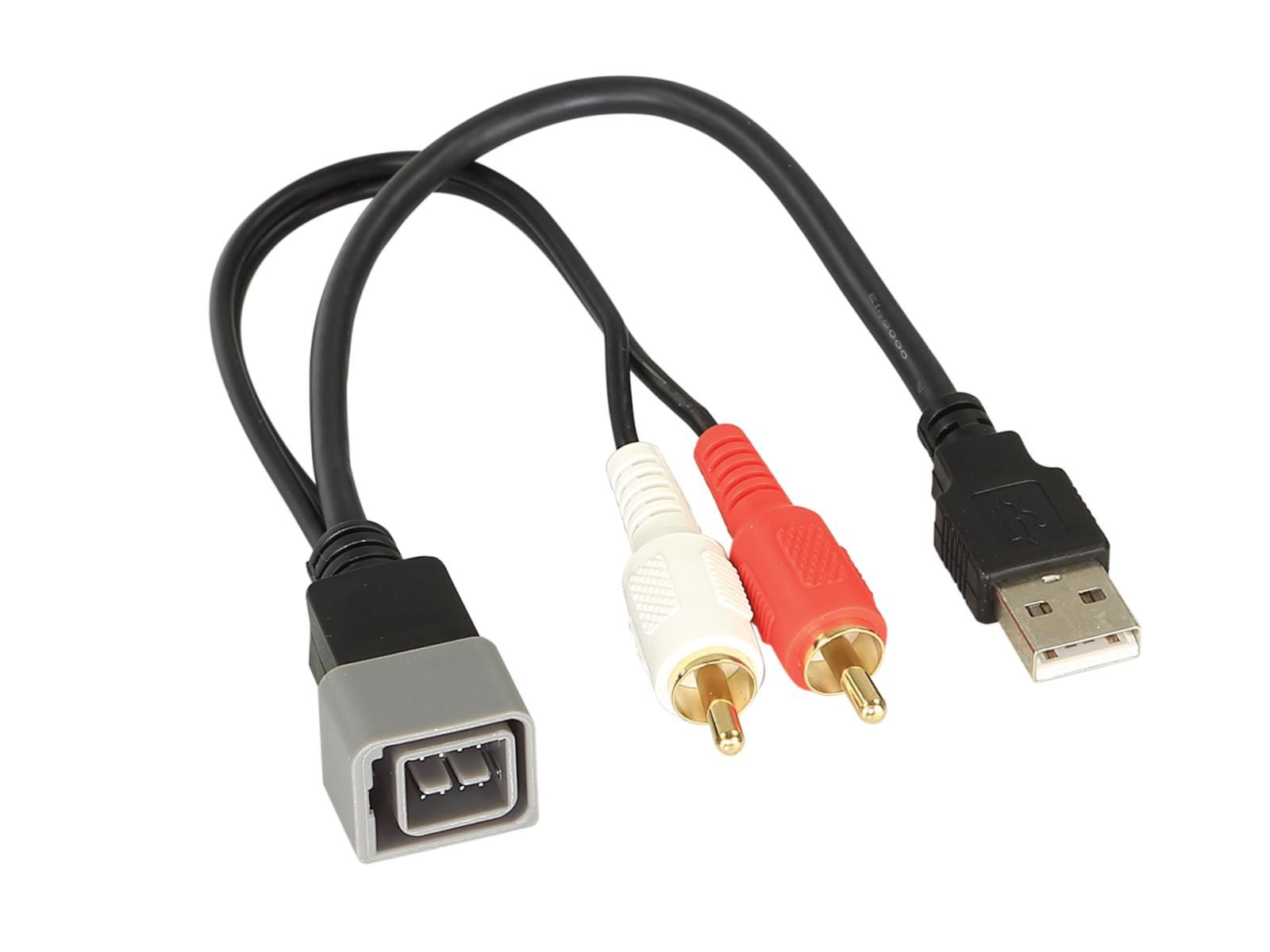 Cable de remplacement USB AUX compatible avec Nissan 09-19 voir liste