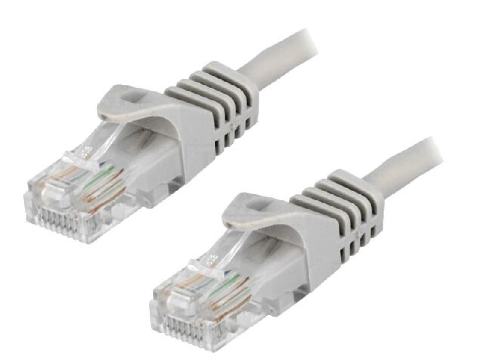 Cordon de raccordement F-UTP Cat.6 gris - 3m