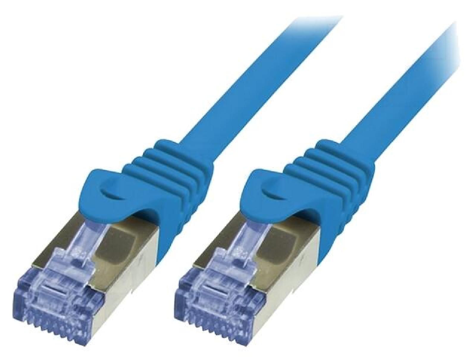 Cordon de raccordement S-FTP Cat.6a bleu - 5m