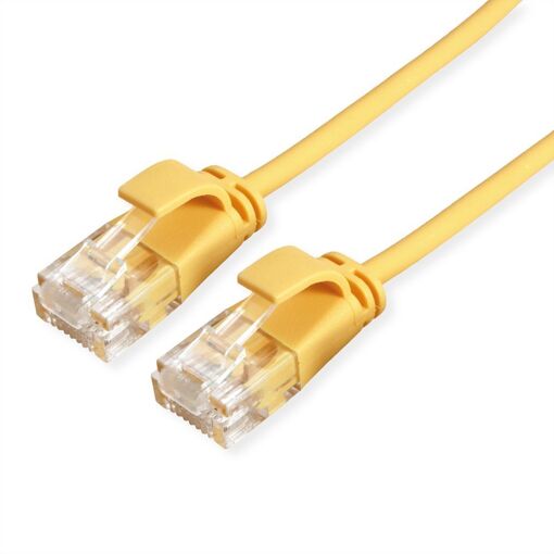 Câble réseau Roline Green Cat6a U/UTP - 2 m jaune