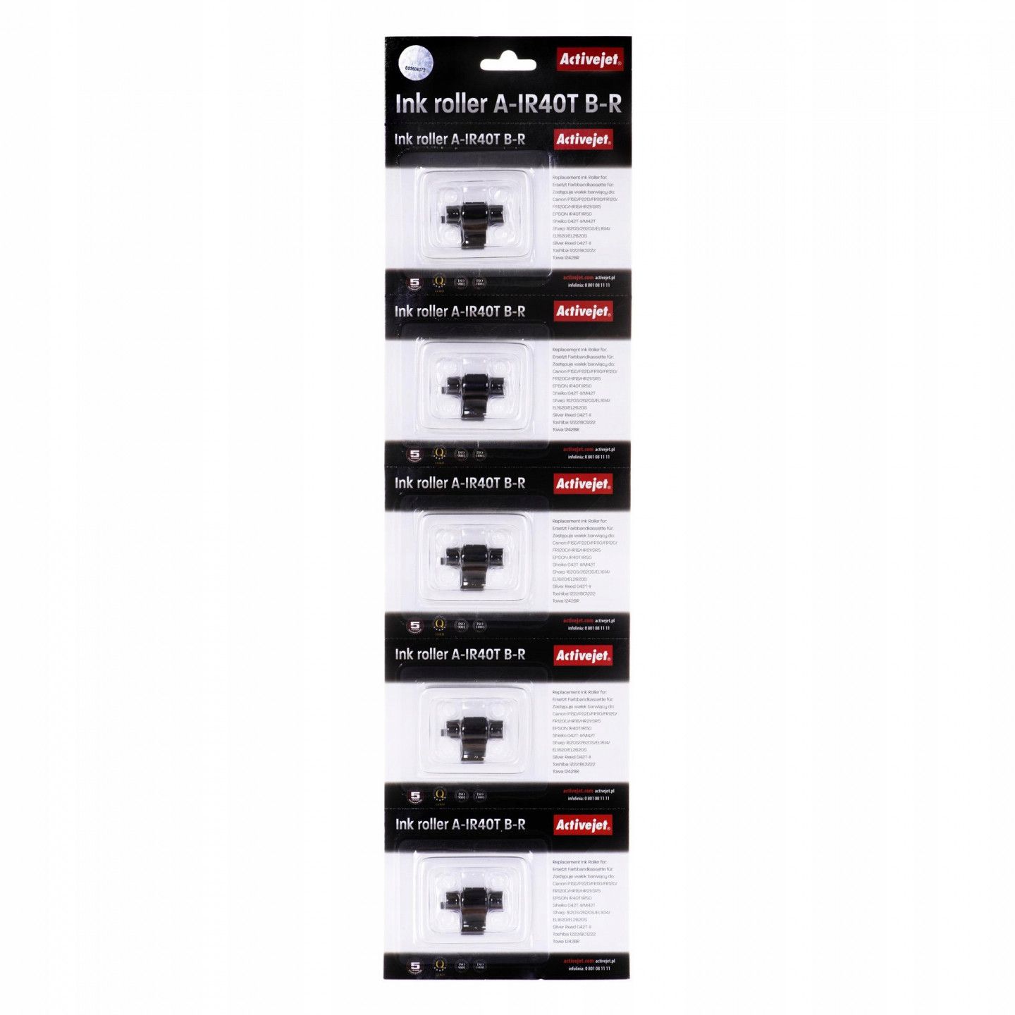 Activejet Jeu De Rouleaux Couleur A-ir40t (remplacement Epson Ir40t S