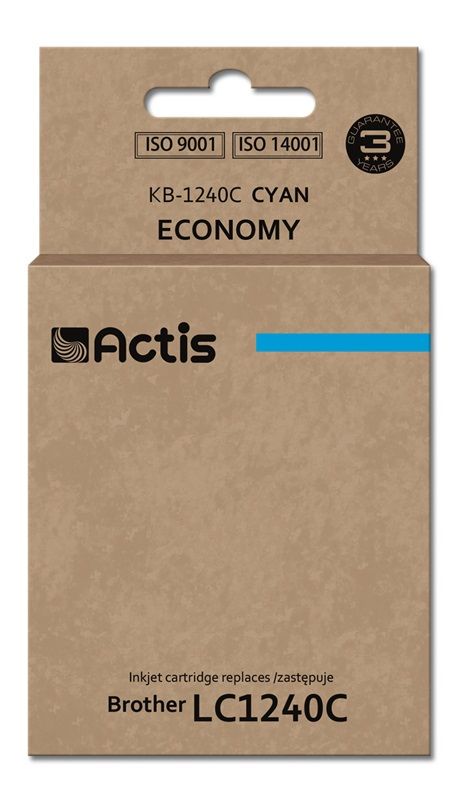 Actis Encre Kb-1240c (remplacement Brother Lc1240c/lc1220c Standard 1