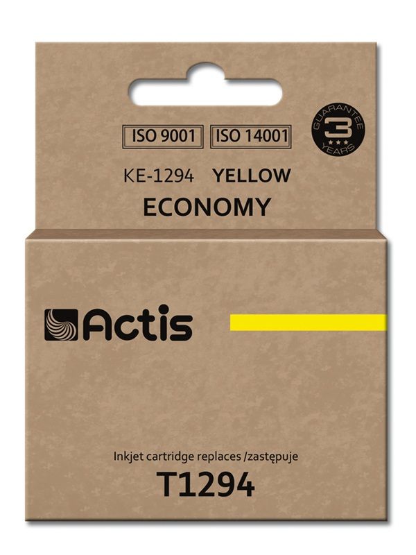 Actis Ke-1294 Encre (remplacement Epson T1294 Standard 15 Ml Jaune)