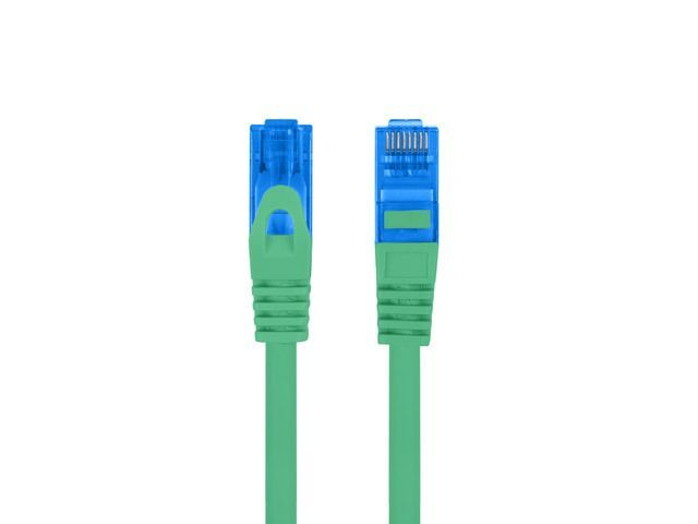 Lanberg Pcf6a-10cc-0100-g Câble De Réseau Vert 1 M Cat6a S/ftp (s-stp