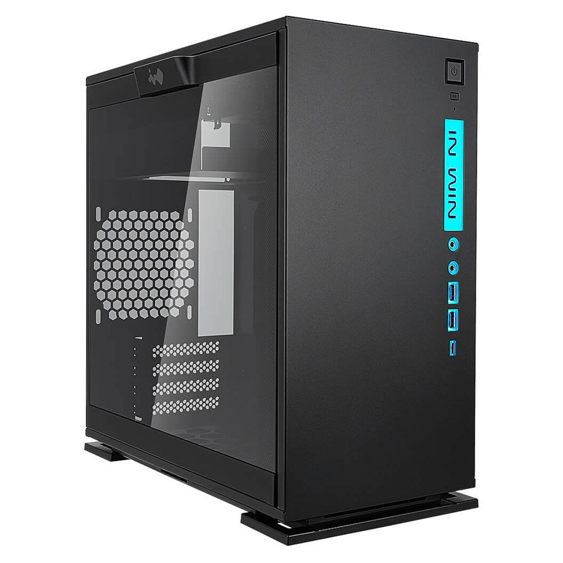 Boitier PC Mini Tour Micro ATX InWin 301C RGB avec panneau vitré - Noir