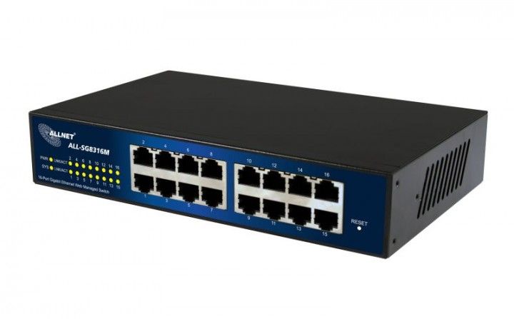 ALLNET 112534 Géré L2 Gigabit Ethernet (10/100/1000) 19U Noir