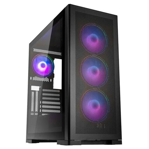 Kolink Unity Meshbay ARGB Mid-Tower Case, Black