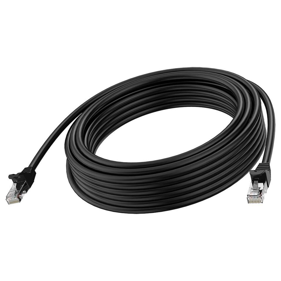 Vision - Câble réseau - RJ-45 (M) pour RJ-45 (M) - 3 m - 6.2 mm - STP - CAT 6a - moulé, sans crochet - noir