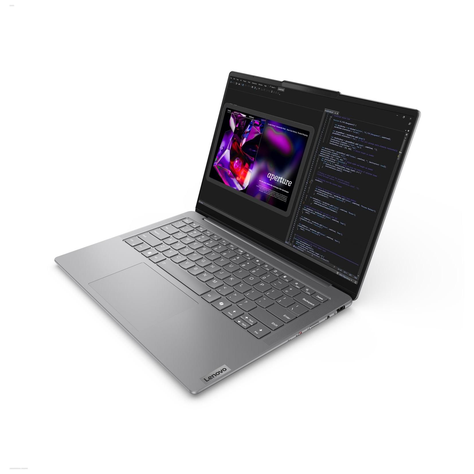 Lenovo Yoga Slim 7 14IMH9 83CV - 14" Core Ultra 7 155H 16 Go RAM 512 Go SSD Intel Arc Graphics - Gris AZERTY