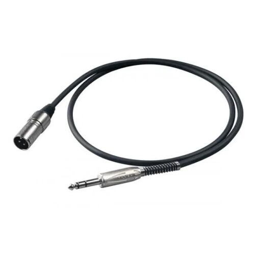 Cable Proel BULK230LU10 de 6.35 mm a XLR (3 pines), 10 m, Negro