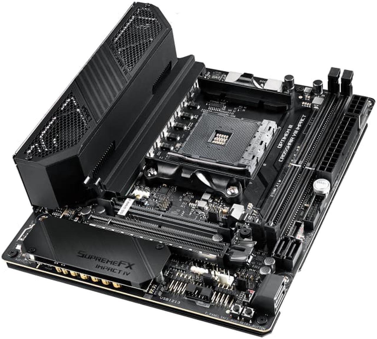 Carte mère ASUS ROG CROSSHAIR VIII IMPACT AMD X570 Socket AM4 DDR4 64GB Mini-ITX