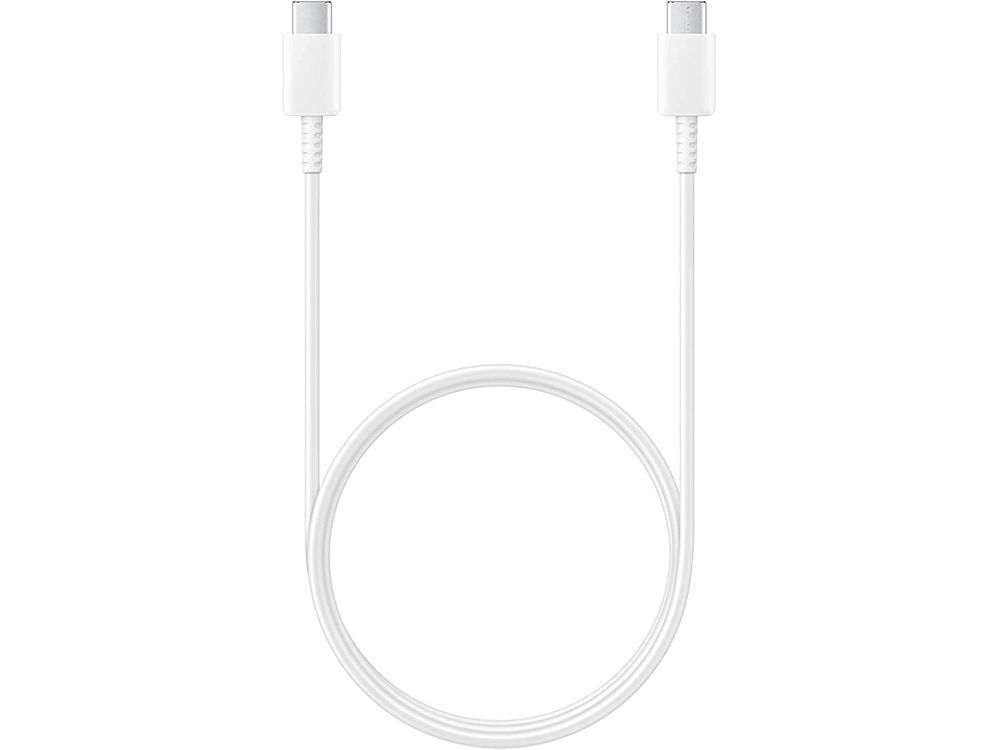 Câble USB-C vers USB-C 3A Charge 25W et Synchronisation 1,2m Samsung Blanc