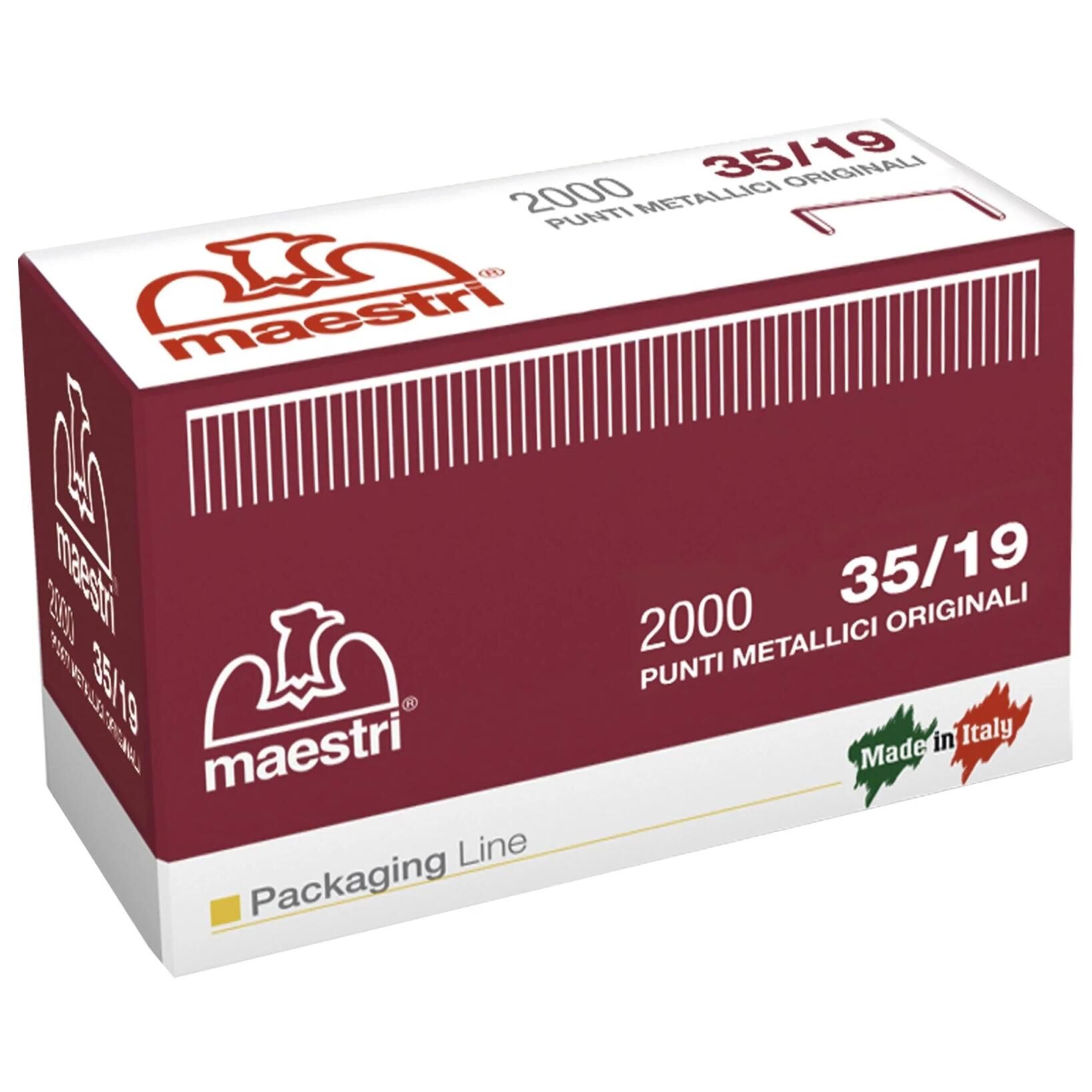 RO-MA 35/19 COPPER-PLATED Pack d'agrafes 2000 agrafes