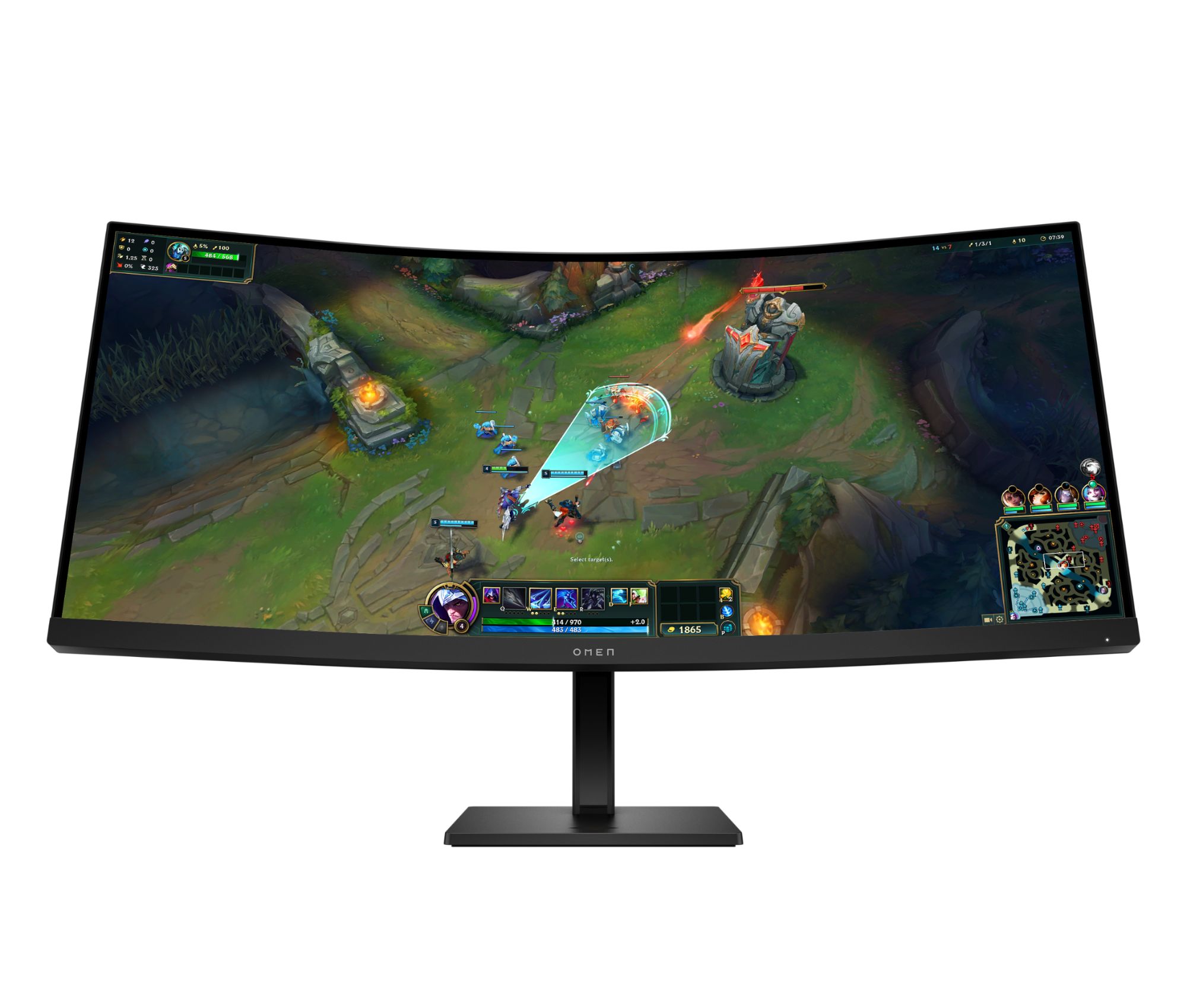 HP OMEN LCD 34c G2 curved VA 34 86,4 cm WQHD 3440x1440 1ms 185 Hz 400 nits2xHDMIDPVESA écran plat de PC 86,4 cm (34") 3440 x 1440 pixels Wide Quad HD Noir
