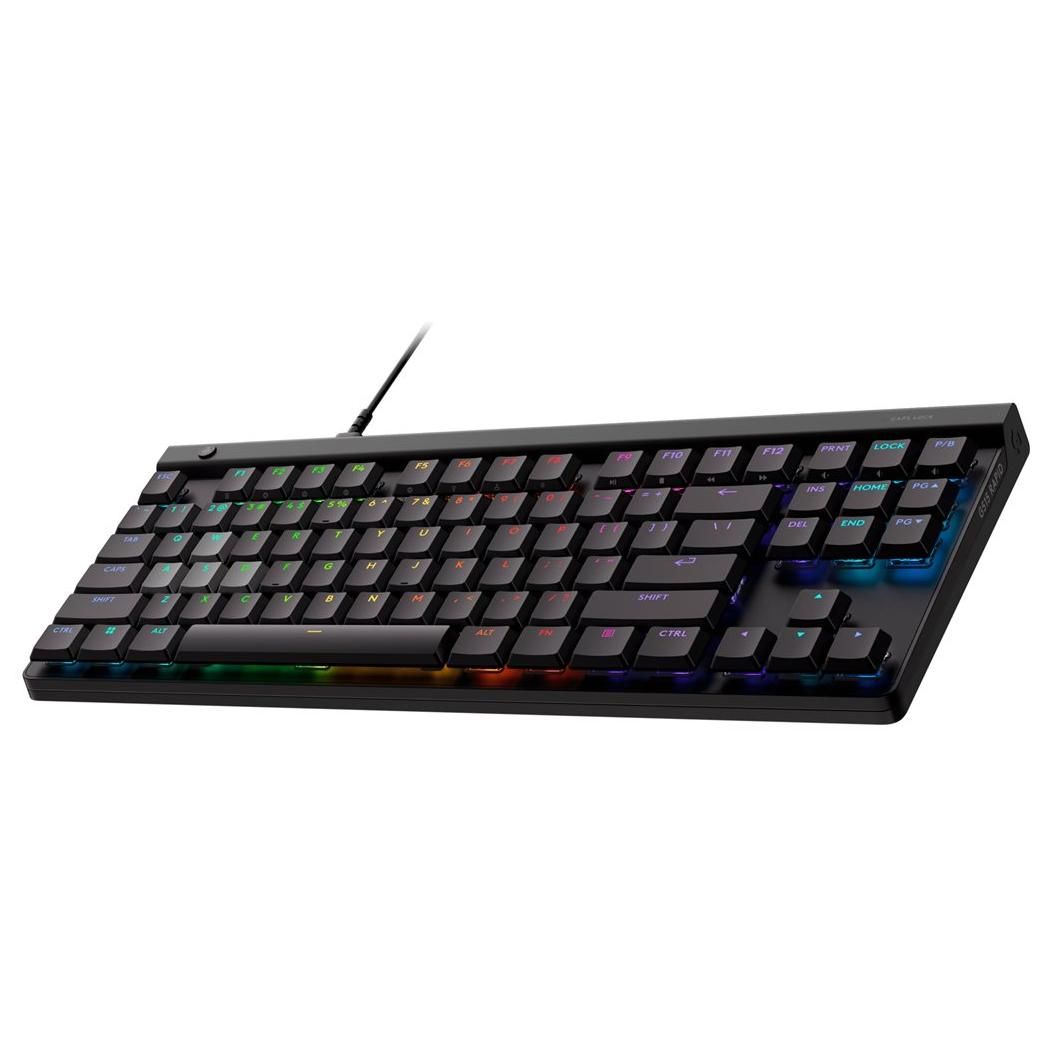 Logitech G515 RAPID - Clavier - profil bas, analogique - TKL - backlit - USB - QWERTY - International US - noir