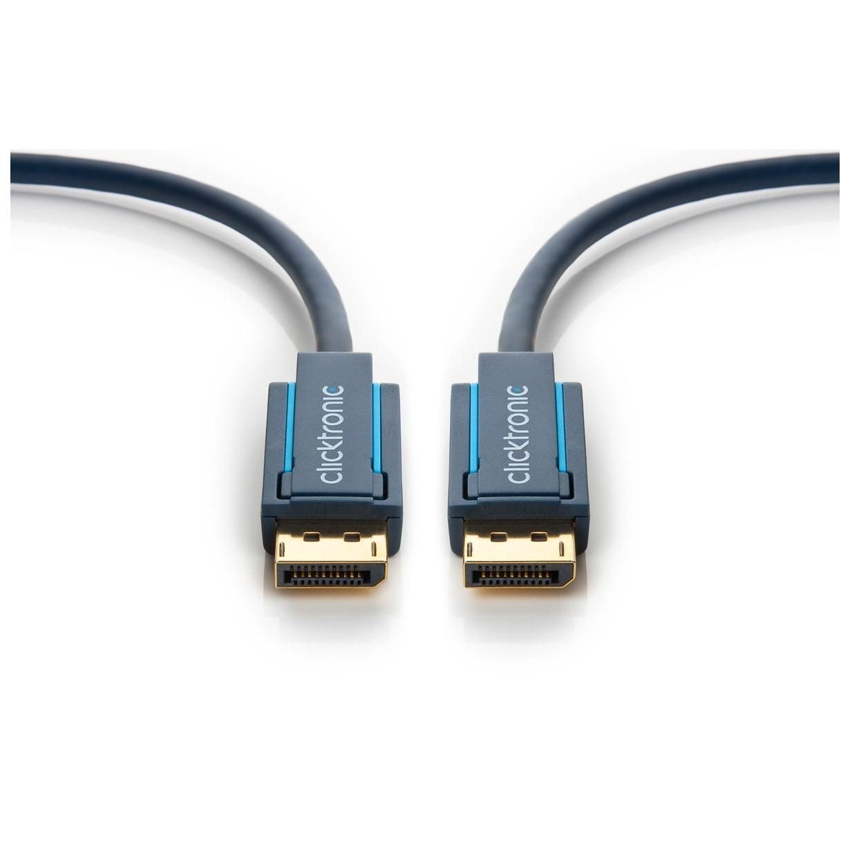 ClickTronic 70714 câble DisplayPort 7,5 m Bleu