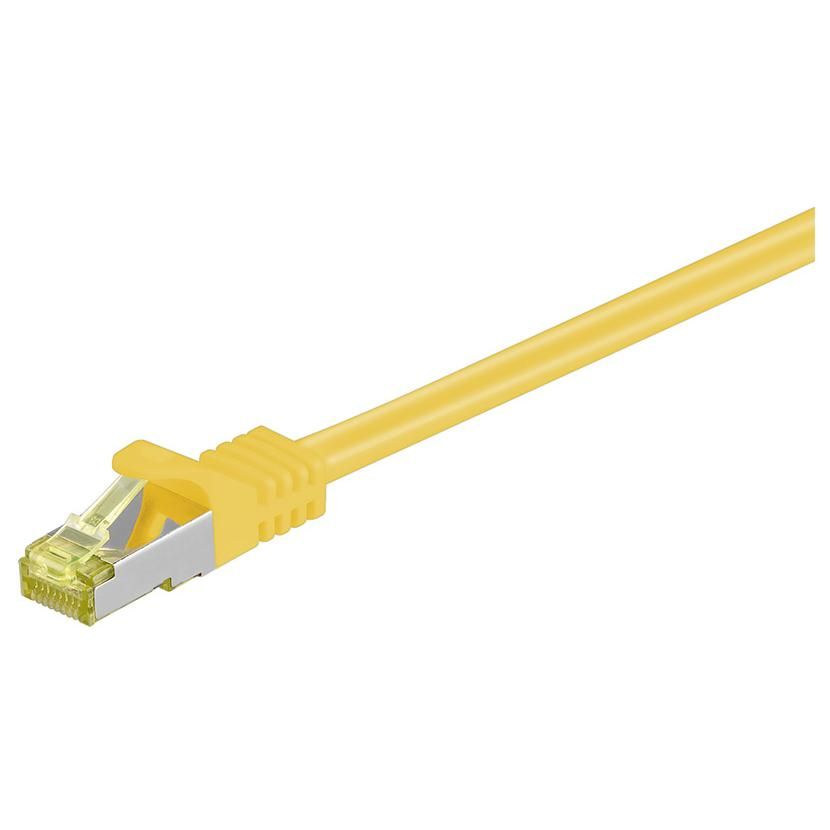 Goobay RJ-45 CAT7 30m câble de réseau Jaune S/FTP (S-STP)