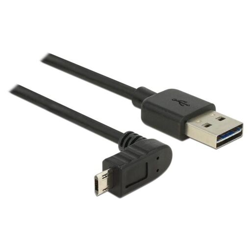 Câble Delock USB 2.0 1m A vers Micro-B Noir