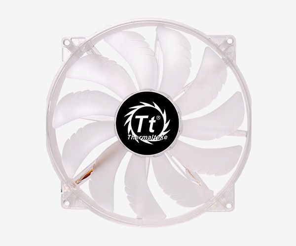 Thermaltake Pure 20 LED Boitier PC Ventilateur 20 cm Transparent