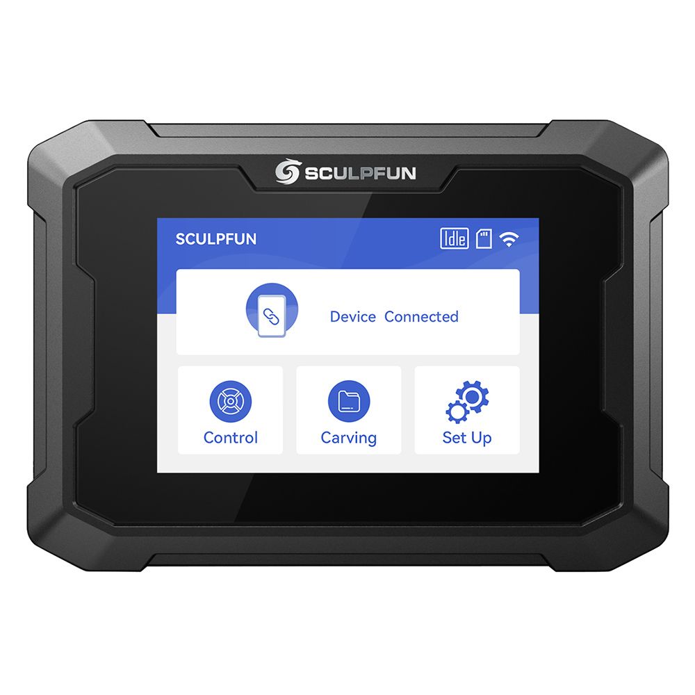 SCULPFUN TS1 Écran tactile 3,5 pouces 480 × 320 P WiFi pour tous les modèles SCULPFUN, ATOMSTACK S20 PRO/ A5 PRO+/ X70 MAX, IKIER K1 Ultra